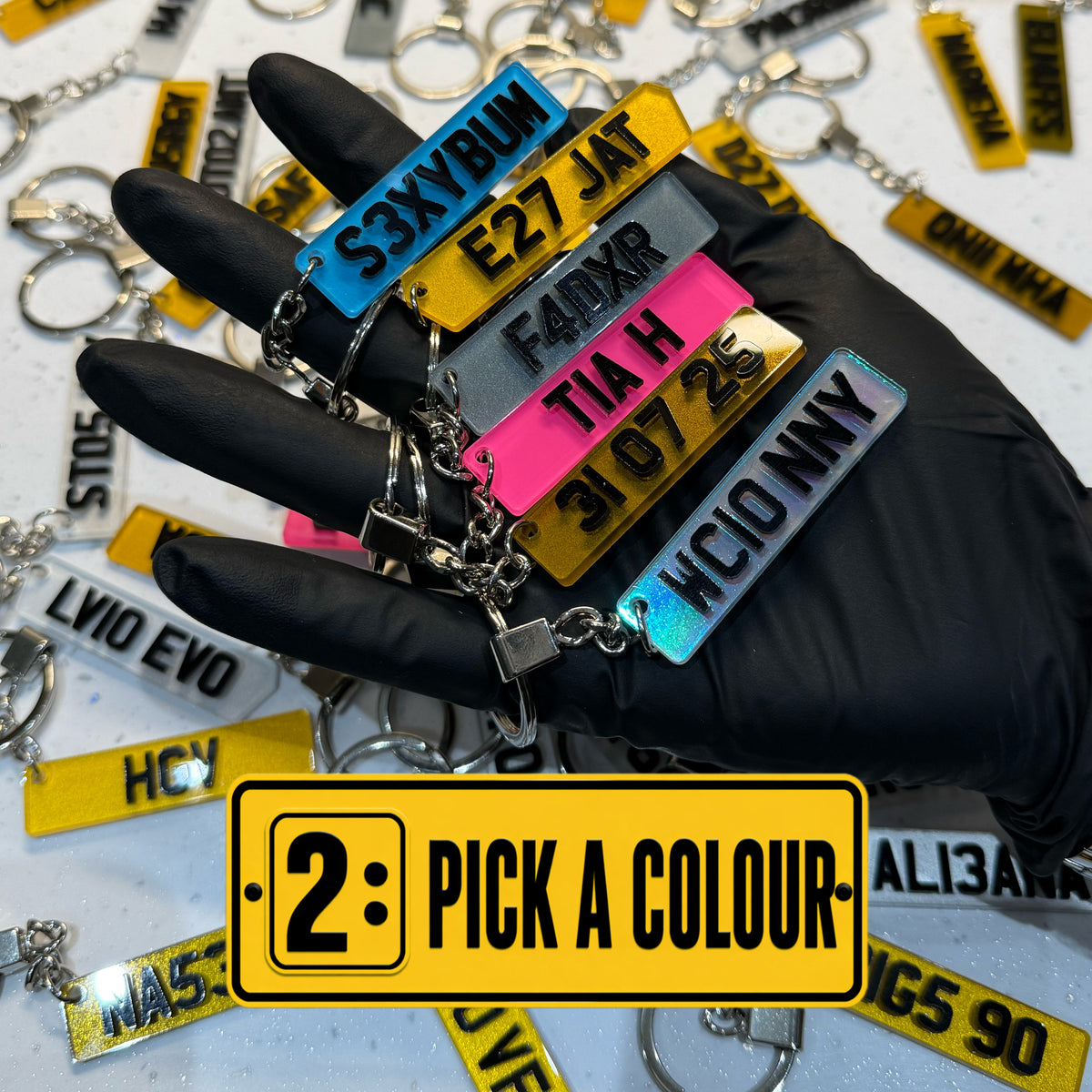 MiniPlates UK | The “Original” Personalised 4D Number Plate Keyrings