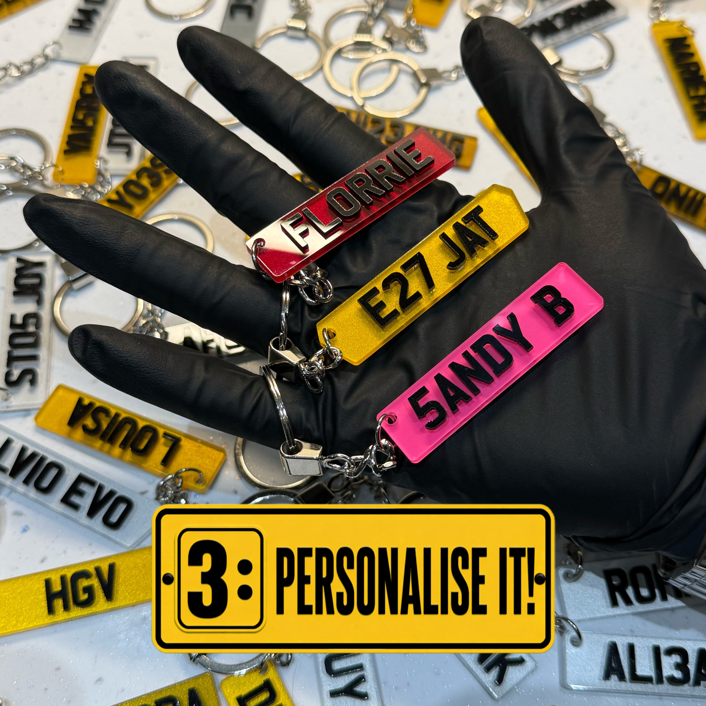 MiniPlates UK | The “Original” Personalised 4D Number Plate Keyrings